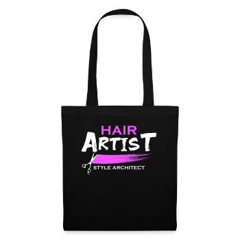 Coiffeur Coiffeur Coiffeur Coiffeur - Sac en tissu - noir - Devant