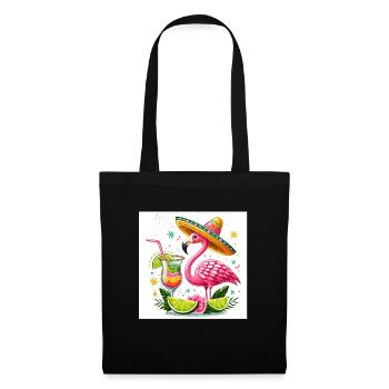 Cinco de Mayo Flamingo - Sac en tissu - noir - Devant