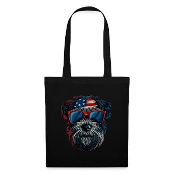 Havanese with American Sunglasses - Tote Bag - black - Front