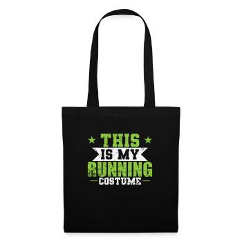 This is my Running Costume - Tote Bag - black - Front