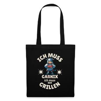 Je dois Garnix, j’ai juste besoin de dire le cricket - Sac en tissu - noir - Devant