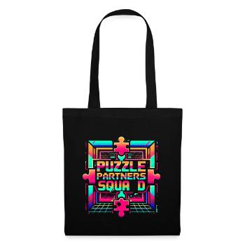 Puzzle Partners Squad 2 - Tote Bag - black - Front