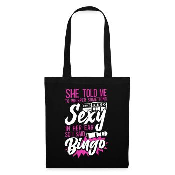Bingo Player Ironic Sarcastic She - Stoffbeutel - Schwarz - Vorne