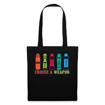 Joueur de bingo choisir une arme - Sac en tissu - noir - Devant