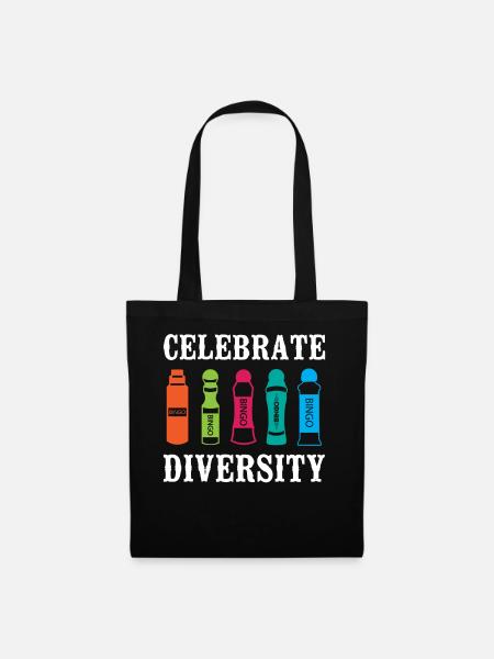 Bingo Player Celebrate Diversity - Stoffbeutel - Schwarz