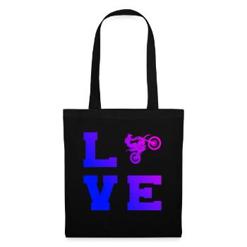 Dirt Bike Femme Dirt Bike Freestyle Motocross - Sac en tissu - noir - Devant