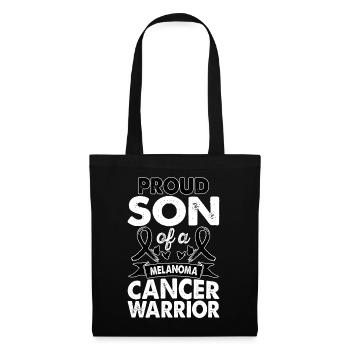 Son Of Melanoma Cancer Warrior Awareness Month - Stoffbeutel - Schwarz - Vorne