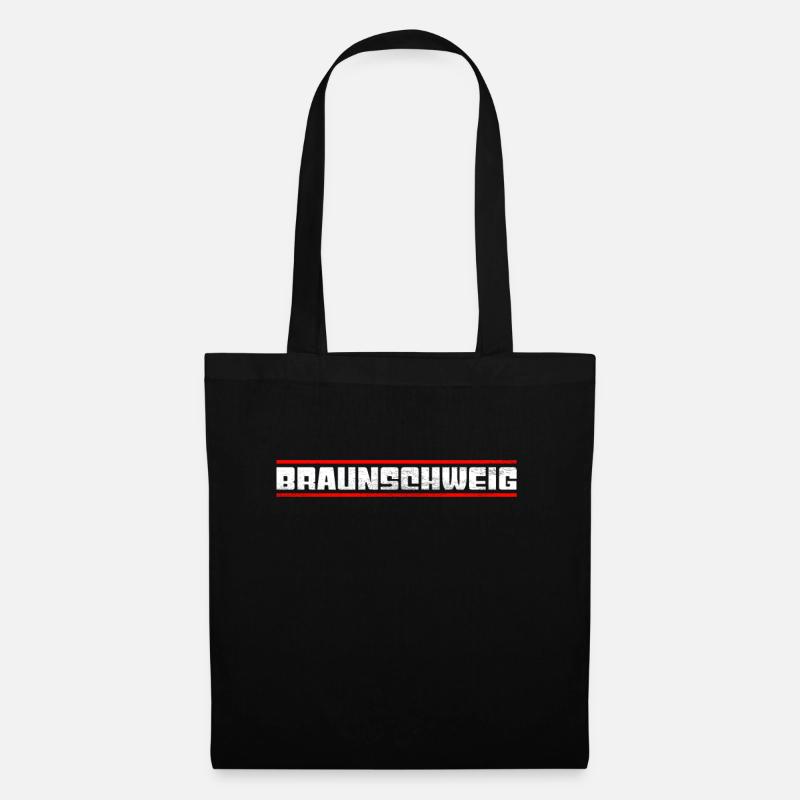 Braunschweig - Stoffbeutel - Schwarz