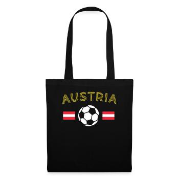 Austria Österreich Wien Steiermark Tirol - Stoffbeutel - Schwarz - Vorne