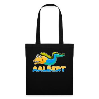 Albert Name, Aalbert Outfit zum Namenstag mit - Stoffbeutel - Schwarz - Vorne