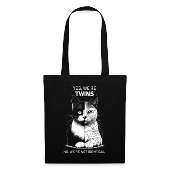 Yes We Are Twins No Were Not Identical - Tote Bag - black - Front