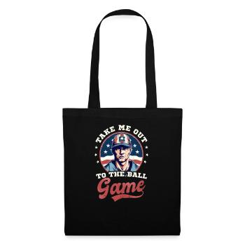 4th Of July Baseball Take Out To The Ball Game - Tote Bag - black - Front