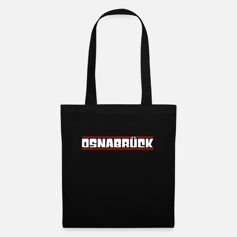 Osnabrück - Stoffbeutel - Schwarz