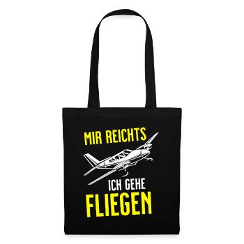 Airplane Tshirt Men's Helicopter Pilot Airplane - Tote Bag - black - Front