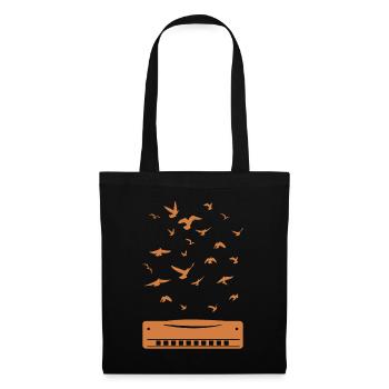 Harmonica Musicien Harmonica Harmonica Inst - Sac en tissu - noir - Devant