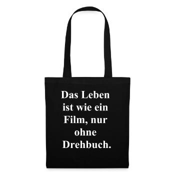 Leçons de vie - Sac en tissu - noir - Devant