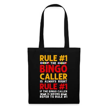 Bingo Player Rule #1 The Bingo - Tote Bag - black - Front