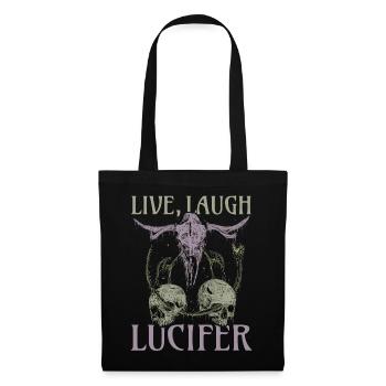 Live Love Lucifer Goth Festival Death Metal - Tote Bag - black - Front