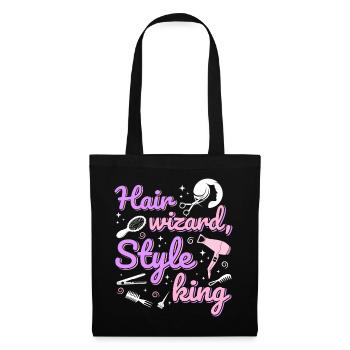 Coiffeur Coiffeur Coiffeur Coiffeur - Sac en tissu - noir - Devant