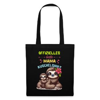Sloth Mother's Day Mom Baby Cuddle Family Cute - Tote Bag - black - Front