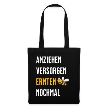 Beekeeper Tshirt Honey Bee Beekeeping Beekeeper - Tote Bag - black - Front