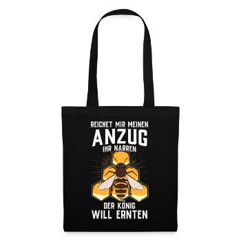 Beekeeper Tshirt Honey Bee Beekeeping Beekeeper - Tote Bag - black - Front