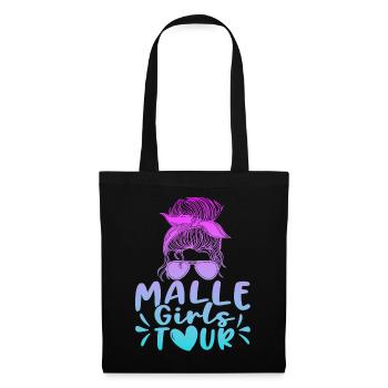 Visite des filles de Malle - Sac en tissu - noir - Devant