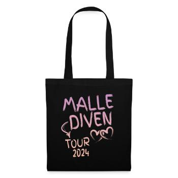 Malle Girls Tour 2024 - Stoffbeutel - Schwarz - Vorne