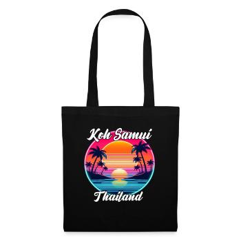 Sunset over Koh Samui - Tote Bag - black - Front