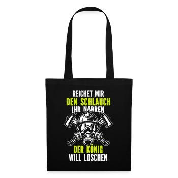 Tshirt pompier pompier pompier pompier 112 - Sac en tissu - noir - Devant