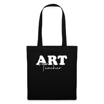 Professeur d’art Retour à l’école Appréciation de l’enseignant - Sac en tissu - noir - Devant