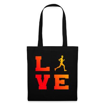 Running Hommes Course à pied Fitness Course Jogging - Sac en tissu - noir - Devant