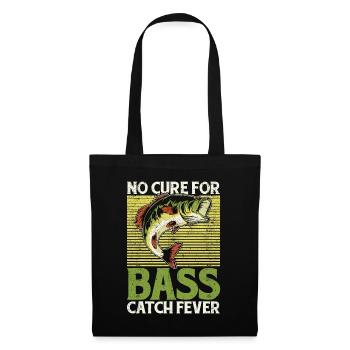Bass Fishing No Cure For Bass Catch Fishing Lover - Tote Bag - black - Front