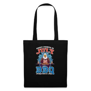 4th Of July BBQ Happy BBQ - Tote Bag - black - Front