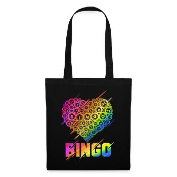 Joueur de bingo Heart Bingo - Sac en tissu - noir - Devant
