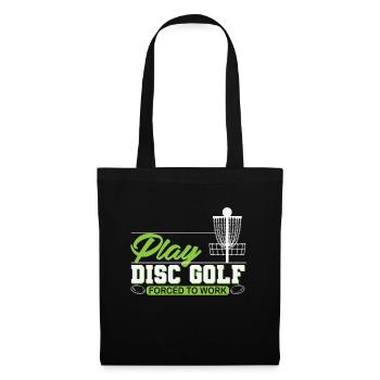 Play Disc Golf - Tote Bag - black - Front