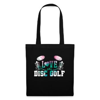 Disc Golf d’amour - Sac en tissu - noir - Devant