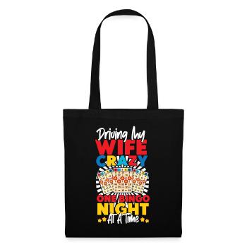 Bingo Player Husband Wife Driving - Tote Bag - black - Front