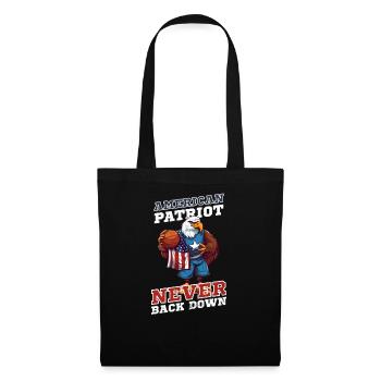 4. Juli Basketball American Patriot - Stoffbeutel - Schwarz - Vorne