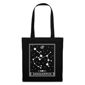Sagiqueerius Mâle - Sac en tissu - noir - Devant