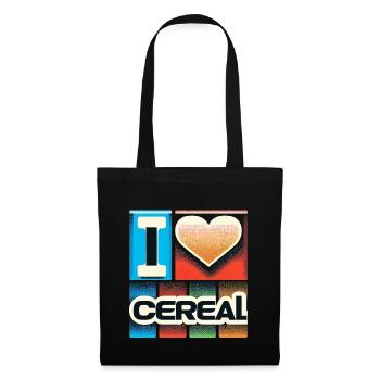 I Love Cereal 11 - Tote Bag - black - Front