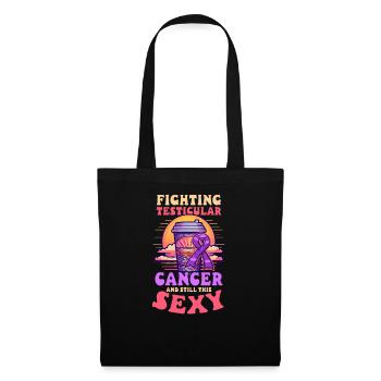 La sensibilisation au cancer des testicules reste sexy - Sac en tissu - noir - Devant