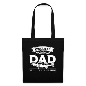 Walleye Fisherman Dad The Idol The Myth Fishermen - Tote Bag - black - Front