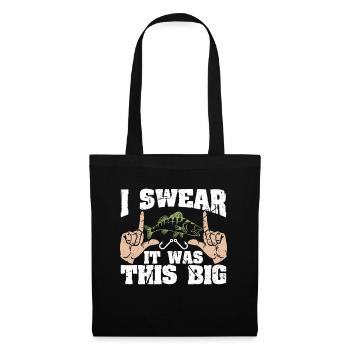 Pêche au doré Je jure que c’était un gros doré - Sac en tissu - noir - Devant