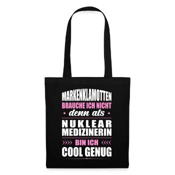 Markenklamotten Ich Nicht Nuklearmedizinerin - Stoffbeutel - Schwarz - Vorne