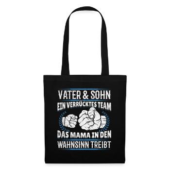 Father & Son Strong & Hilarious Together - Tote Bag - black - Front