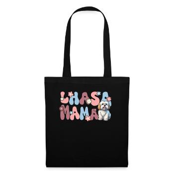 Lhasa Apso Groovy Lhasa Mama - Tote Bag - black - Front