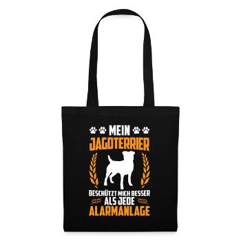 Hunting Terrier Protects Me German Hunting Dog - Tote Bag - black - Front