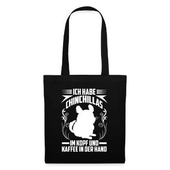 Chinchilla and Coffee Rodent Woolly Mouse - Tote Bag - black - Front