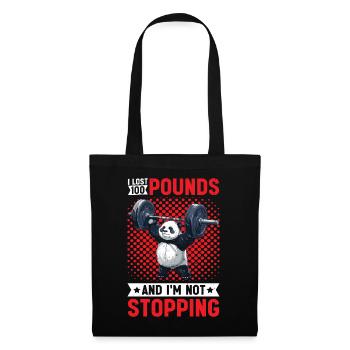 I Lost 100 Pounds And I'm Not Stopping 21 - Tote Bag - black - Front
